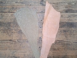 2 peaux uniques - Perche du Nil - D - Cuir en Stock