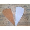 lot perche du nil - brun/rose nacré violine - cuir en stock