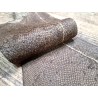 cuir cabillaud - poisson - maroquinerie - brun kaki mat - cuirenstock