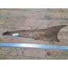 cuir cabillaud - poisson - maroquinerie - brun kaki mat - Cuirenstock