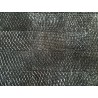 Peau de cuir de poisson tilapia noir mat - Cuirenstock