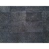 Peau de cuir de poisson tilapia noir mat - Cuirenstock