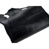 Peau de cuir de galuchat véritable - Noir pailleté