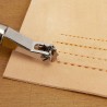 Molette à marquer les points de couture pour cuir – 4 tailles interchangeables – Manche bois Ivan - Cuir en Stock
