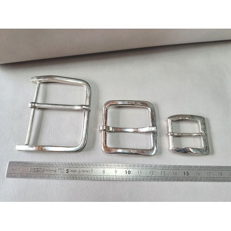 LOT de 3 boucles de ceinture - i - Cuirenstock