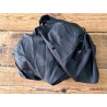 Chutes de morceaux de cuir de cerf - Noir - Cuir en Stock