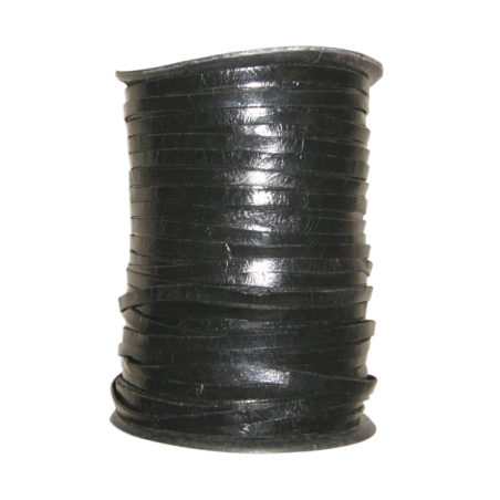 Lanière de cuir - 3mm - Noir - Cuirenstock