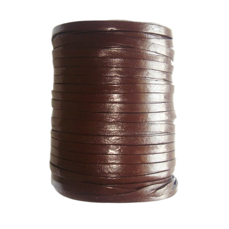 Lanière de cuir - 3mm - Brun - Cuirenstock