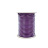 Lacet de cuir rond - Violet - accessoire ou bijou - Cuir en Stock