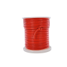 Lacet de cuir rond - Rouge - accessoire ou bijou - Cuir en Stock