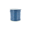 Lacet de cuir rond - Bleu - accessoire ou bijou - Cuir en Stock