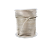 Lacet de cuir rond - Blanc nacré - accessoire ou bijou - Cuir en Stock