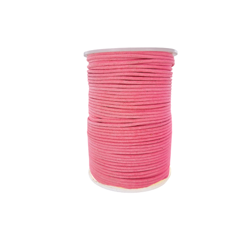 Fil coton ciré - Rose - Cuirenstock