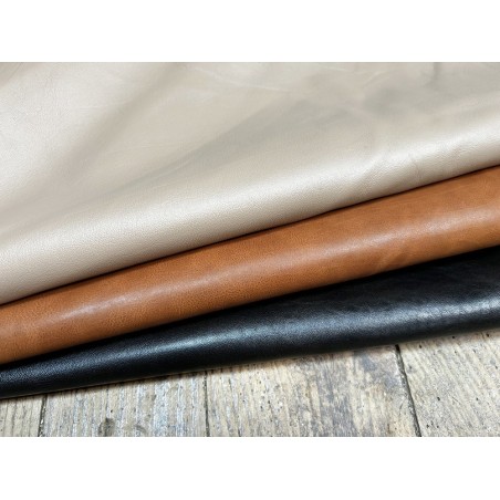 Lot mystère de 3 peaux de cuir – Camaïeu au choix - Cuir en Stock