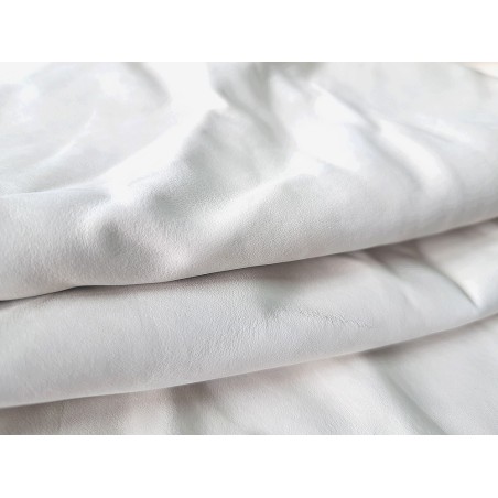 chutes de cuir d'agneau nubuck - Creme - cuirenstock