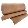 Peau de cuir de karung - Cuir exotique - serpent - Beige mat - Cuir en stock