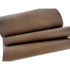 Peau de cuir de karung - Cuir exotique - serpent - Brun café mat - Cuir en stock