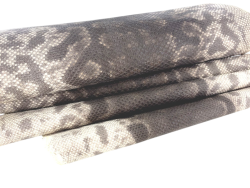 Peau de cuir de karung - Cuir exotique - serpent - Naturelle - Cuirenstock