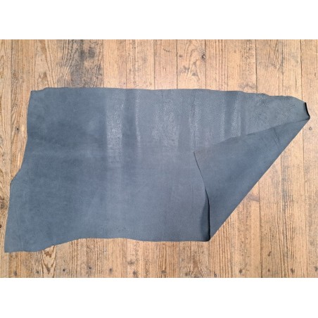 Peau de cuir de porc gris classique - maroquinerie - Cuir en stock