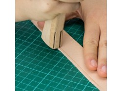 Plieuse manuelle en bois – Formoir pour marquer le cuir (1 mm, 2 mm, 3 mm)-cuirenstock