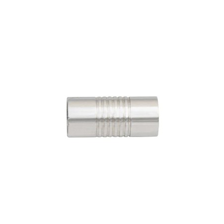 Attache magnétique pour bracelets - Nickelé - 9mmx22mm - Cuirenstock
