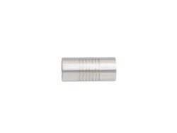 Attache magnétique pour bracelets - Nickelé - 9mmx22mm - Cuirenstock