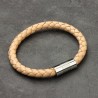 Attache magnétique pour bracelets - Nickelé - 9mmx22mm - Cuirenstock