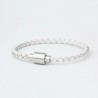 Attache magnétique T pour bracelets - Nickelé - 7mmx17mm - Cuirenstock