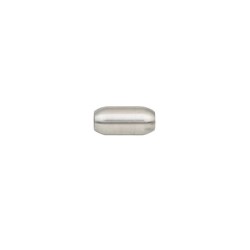 Attache magnétique petite capsule - Nickelé - 4mmx17mm - Cuirenstock