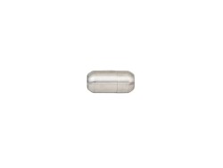 Attache magnétique capsule - Nickelé - 5mmx19mm - Cuirenstock