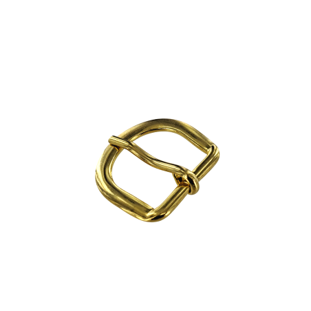 Boucle de ceinture demi D - Laiton - 20 mm