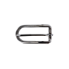 boucle ceinture - rectangulaire arrondie - 20mm - nickelé - cuirenstock