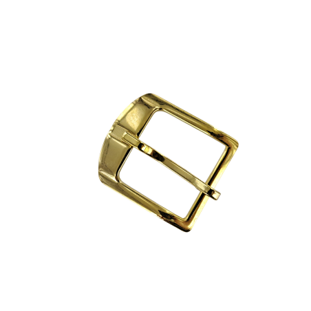 boucle rectangulaire - laiton - 30mm - cuir en stock