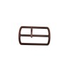 Boucle de ceinture rectangulaire - cuivre - 40 mm - bouclerie - accessoire - cuir en stock