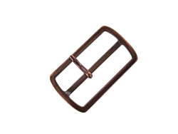 Boucle de ceinture rectangulaire - cuivre - 40 mm - bouclerie - accessoire - cuirenstock