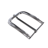 Boucle de ceinture demi D - Nickelé - 50mm - Cuirenstock