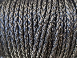 lacet rond tressé - 6mm - bijoux - maroquinerie - cuirenstock