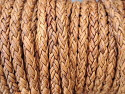 lacet rond tressé - 6mm - bijoux - maroquinerie - cuirenstock