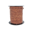 lacet rond tressé - 8mm - bijoux - maroquinerie - cuir en stock