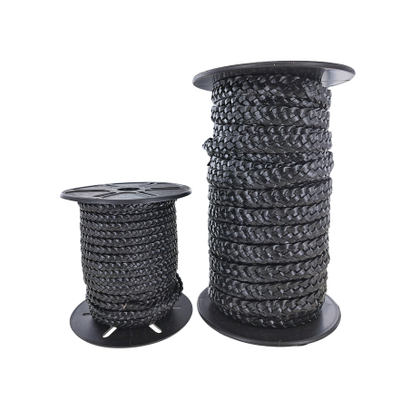 Lacet plat tressé - 5mm - Noir - Bijoux - Décoration - Cuirenstock