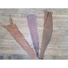 3 peaux uniques - Saumon - B - Cuir en Stock