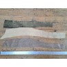 Peau de cuir de poisson - saumon - Cuir marin - cuir en stock