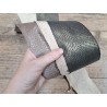 Peau de cuir de poisson - saumon - Cuir marin - Cuir en stock