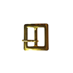 Boucle carrée- laiton - 20 mm - ceinture - bouclerie - accessoires - cuirenstock
