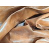 Morceau de cuir de vachette ciré pullup - Noisette - B - Cuir en Stock