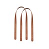 Paire de anses en cuir prêtes à poser - 70 cm - couleur camel