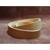Paire de anses en cuir prêtes à poser - 50 cm - Couleur camel
