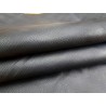 Morceau de veau grain lézard effet lézard - Noir - Cuir en Stock
