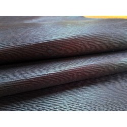 Demi peau de cuir de veau grain effet chêne - raisin - maroquinerie - Cuir en Stock