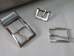 LOT de 3 boucles de ceinture - C - Cuirenstock
